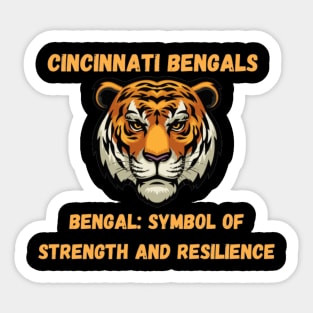 Cincinnati Bengals 2023 Champions Sticker